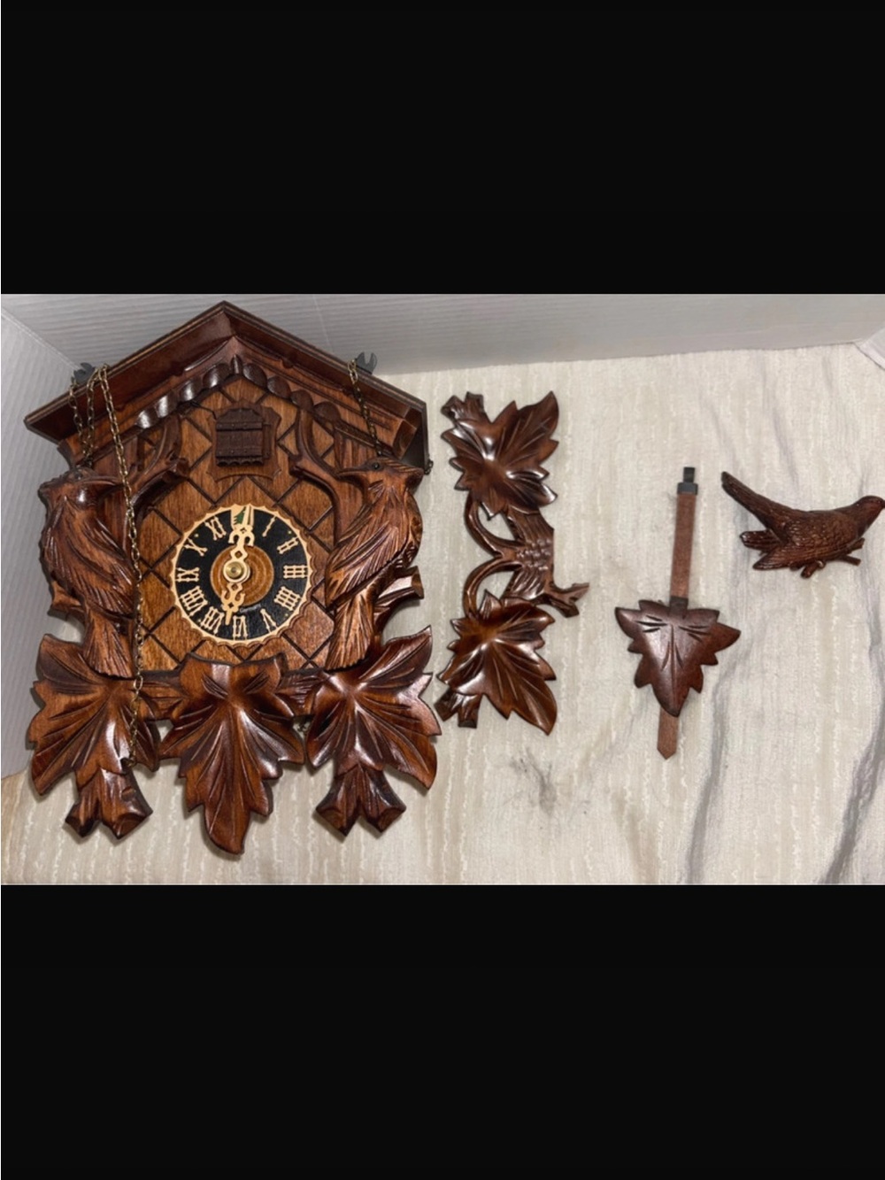 Swiss made cuckoo clock Switzerland Sainte Croix Cuckoo clock - non working
